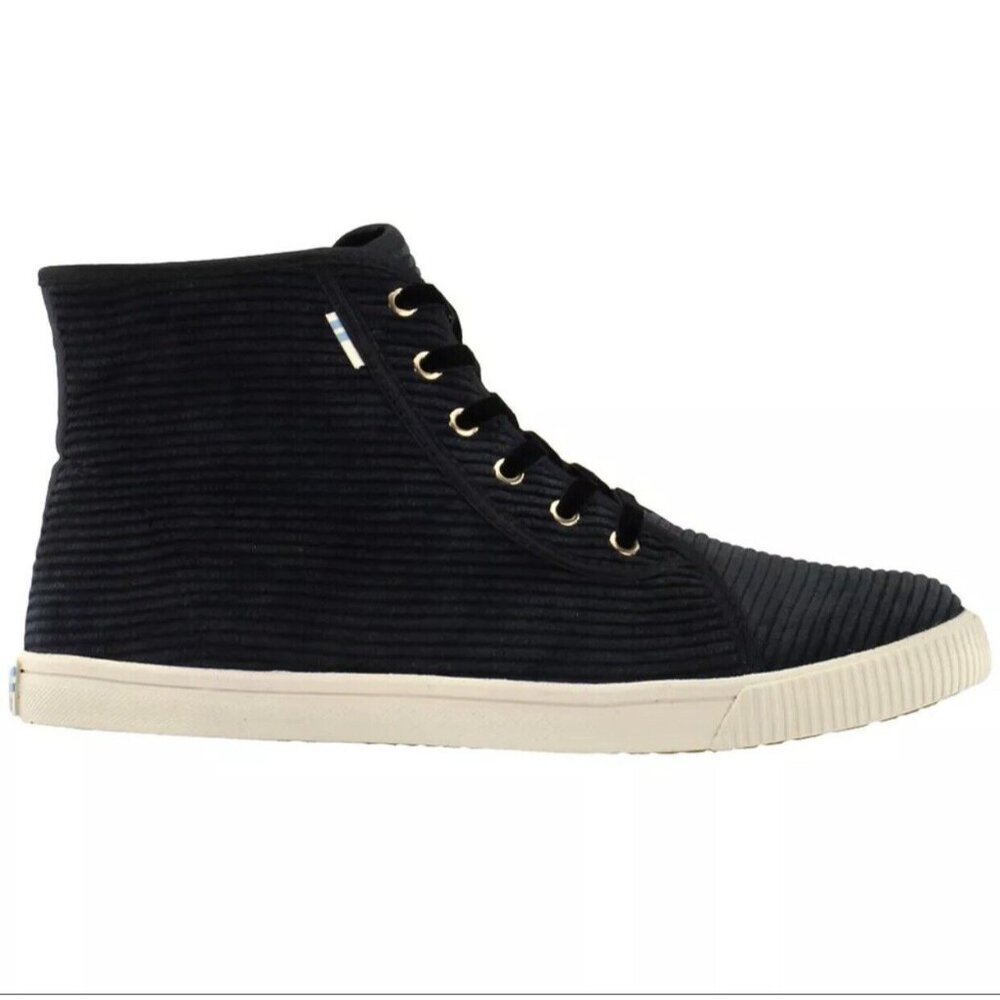 Toms Camarillo Corduroy Sneakers Women Size 8 Mid Casual Shoes w/ Ortholite NEW